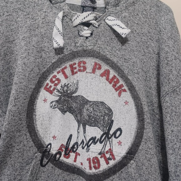 SALT CREEK ESTES PARK Colorado Hoodie Size XL - Picture 2 of 4